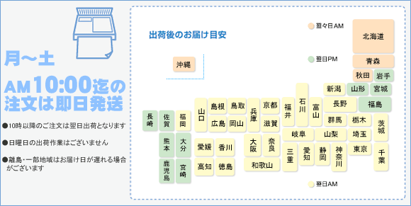 配送日数目安
