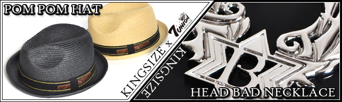 KINGSIZE ハット&ネックレス売れてます！