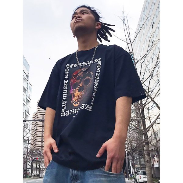 画像6: 【ラストMのみ】KINGSIZE(キングサイズ)“SKULL TEE” (6)