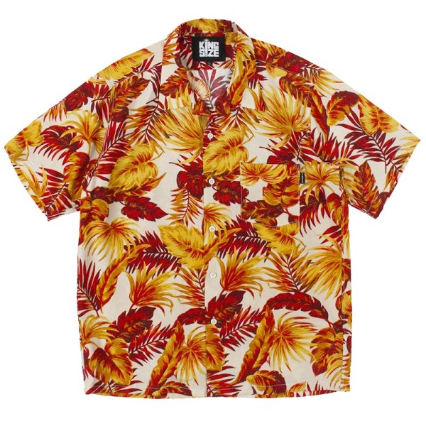 画像1: 【ラストLのみ】KINGSIZE（キングサイズ）“S/S ALOHA SHIRT” (1)