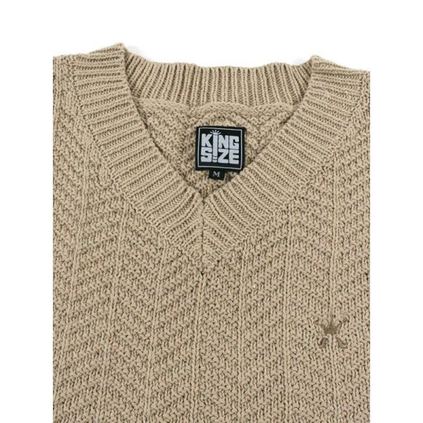 画像3: 【ラストMのみ】KINGSIZE（キングサイズ）“V NECK VEST” (3)