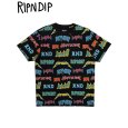 画像1: 【ラストMのみ】RIPNDIP (リップンディップ) “ROCK & NERM TEE” (1)
