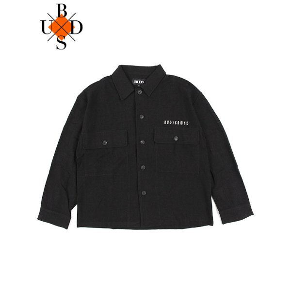画像1: 【ラストLのみ】BUDS（バッズ）“NATURAL LOOSE SHIRT” (1)