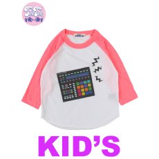 画像1: [子供服] 【ラストM (110)のみ】PeeTee. (ピーティー) “MPC KIDS NEON RAGLAN” (1)