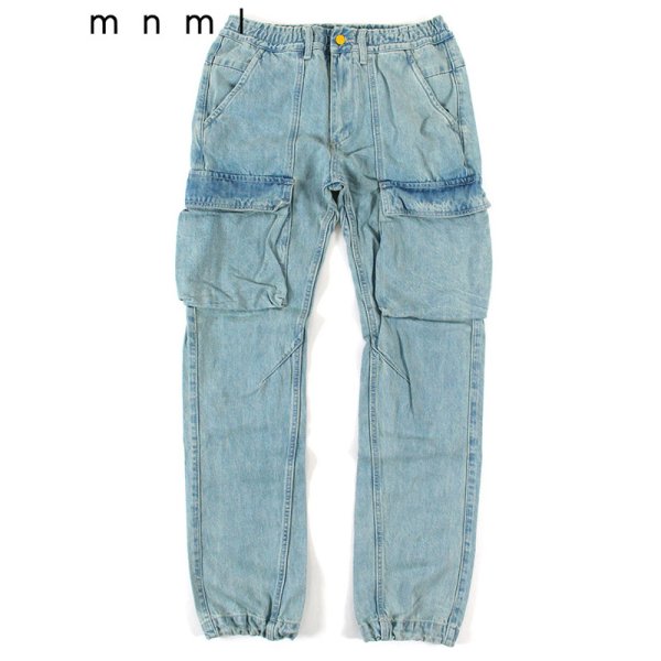 画像1: 【ラスト34のみ】mnml（ミニマル） “V216 CARGO DENIM” (1)
