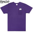 画像1: 【ラストXLのみ】RIPNDIP (リップンディップ) “LORD NERMAL POCKET TEE” (1)