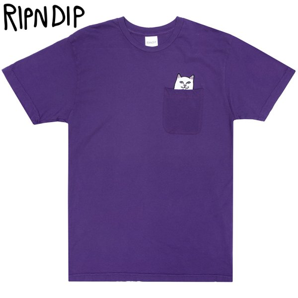 画像1: 【ラストXLのみ】RIPNDIP (リップンディップ) “LORD NERMAL POCKET TEE” (1)