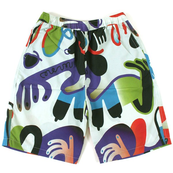 画像1: 【ラストMのみ】FIRST DOWN (ファーストダウン) ｘKeeenue “GRAPHIC COZY SHORTS” (1)