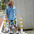 画像13: 【ラストMのみ】FIRST DOWN (ファーストダウン) ｘKeeenue “GRAPHIC COZY SHORTS” (13)