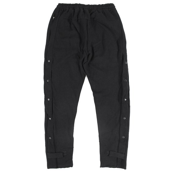 【新品未使用】MNMLミニマル 黒 ペイント スウェットパンツ ブラックS mnml（ミニマル） “TEAR AWAY SWEATPANTS” - DISSIDENT WEB SHOP