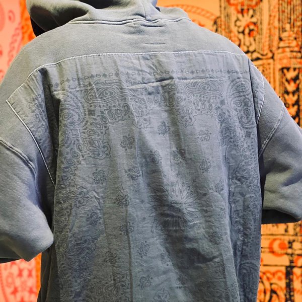 画像18: 【ラストLのみ】KINGSIZE(キングサイズ)“BANDANA HOOD SWEAT” (18)