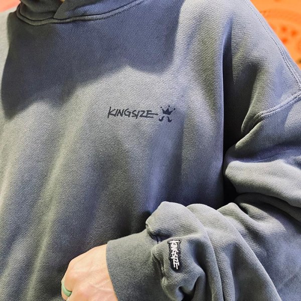 画像17: 【ラストLのみ】KINGSIZE(キングサイズ)“BANDANA HOOD SWEAT” (17)