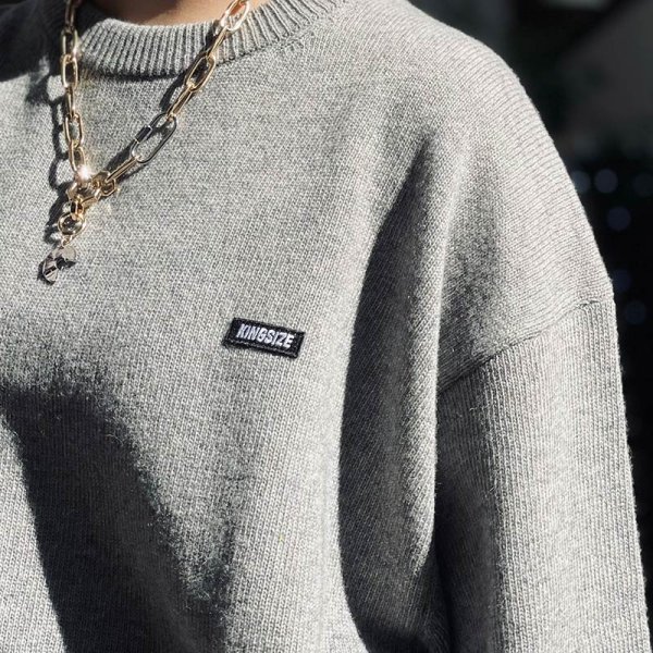 画像11: 【ラストMのみ】KINGSIZE(キングサイズ)“BOX SWEATER” (11)