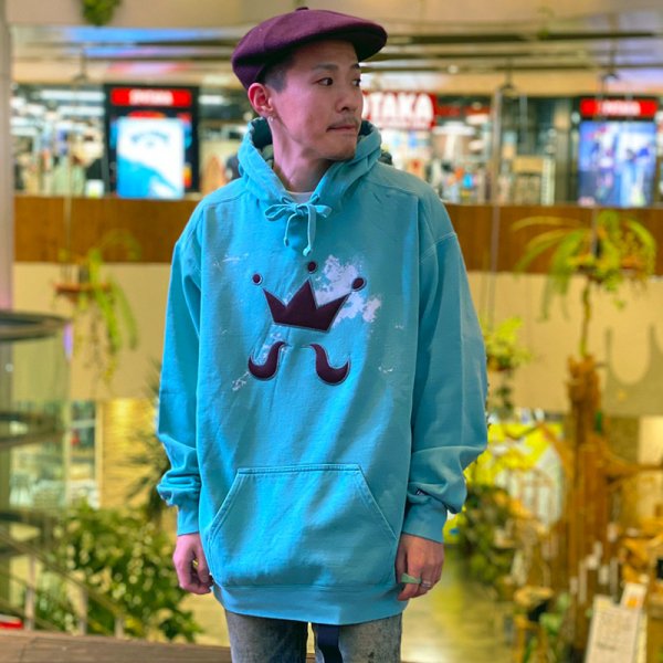 画像9: 【ラストMのみ】KINGSIZE（キングサイズ）“HiGE SMOKE HOODY” (9)