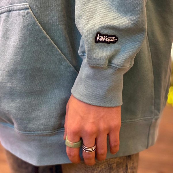 画像11: 【ラストMのみ】KINGSIZE（キングサイズ）“HiGE SMOKE HOODY” (11)