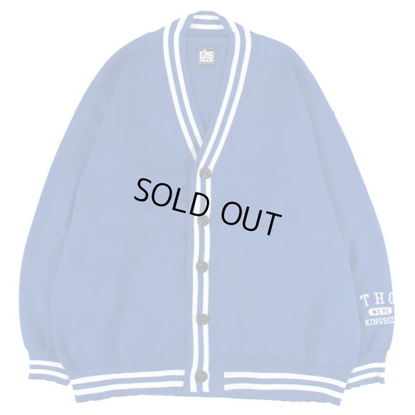 画像1: 【ラストLのみ】KINGSIZE（キングサイズ）“RIB CARDIGAN” (1)