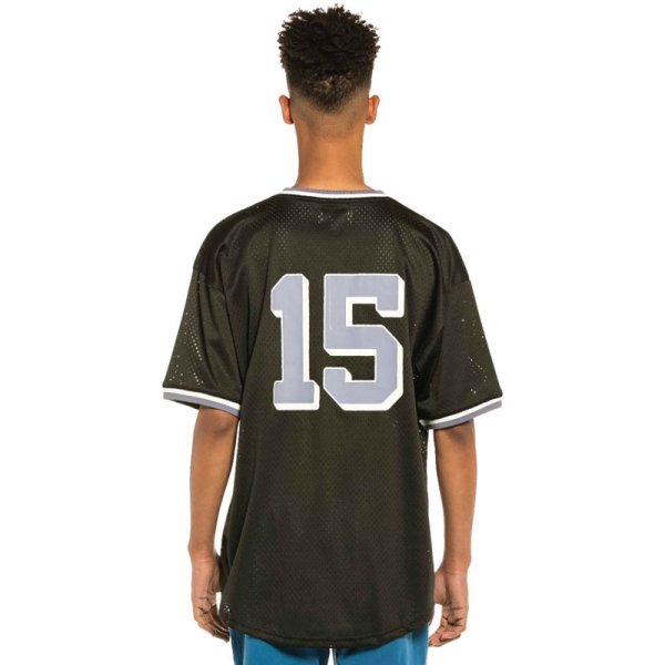 画像14: 【ラストLのみ】GRIMEY / GRMY (グライミー) “TRESPASS V NECK MESH TEE” (14)