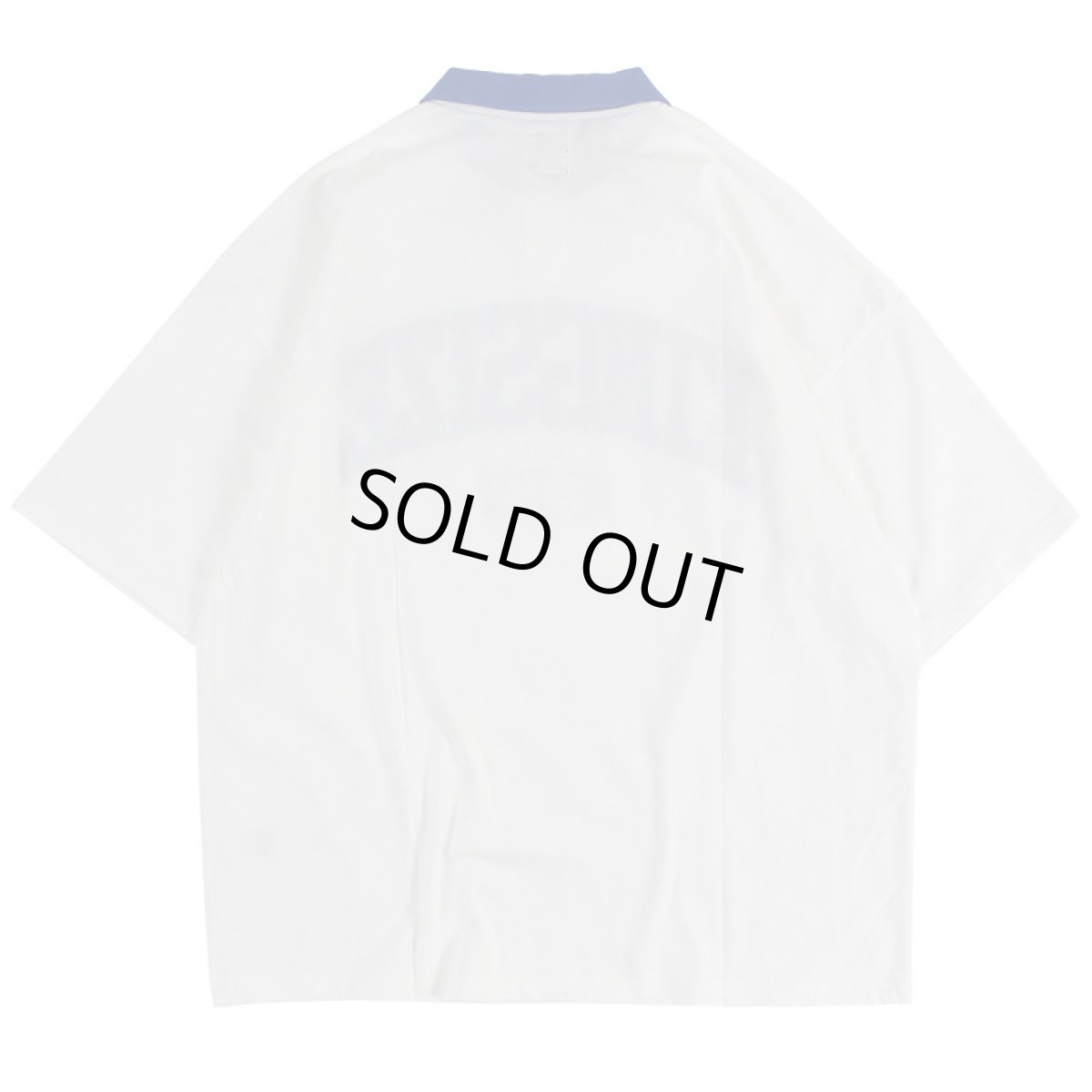 画像2: 【70%OFF】KINGSIZE（キングサイズ）“COLLEGE POLO SHIRT” (2)