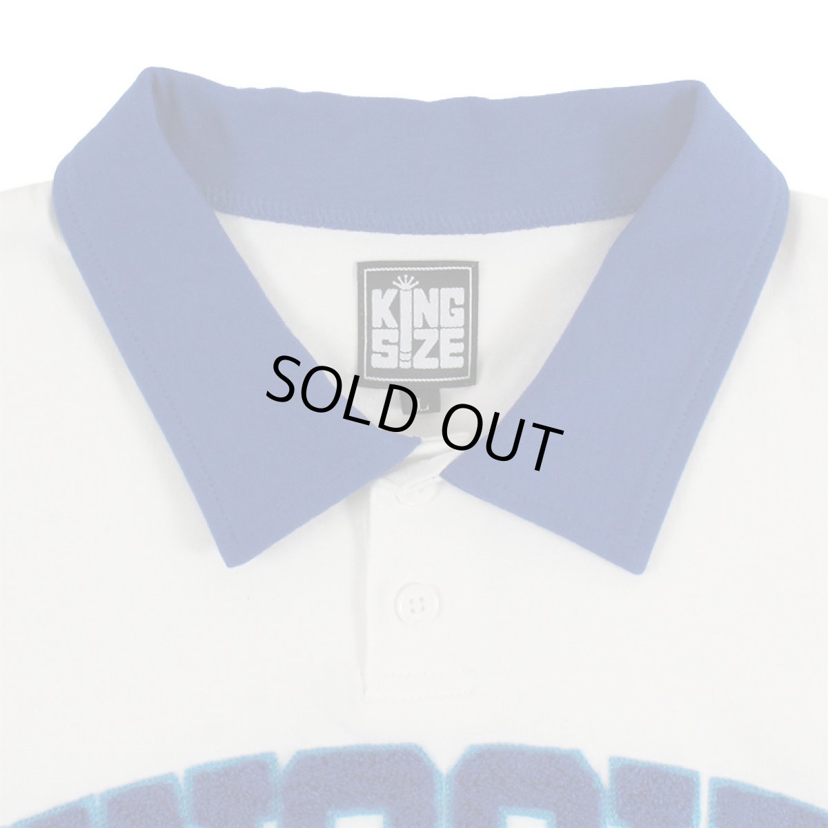画像3: 【70%OFF】KINGSIZE（キングサイズ）“COLLEGE POLO SHIRT” (3)