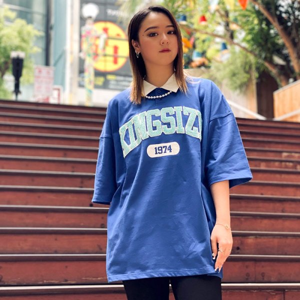 画像8: KINGSIZE(キングサイズ)“COLLEGE POLO SHIRT” (8)