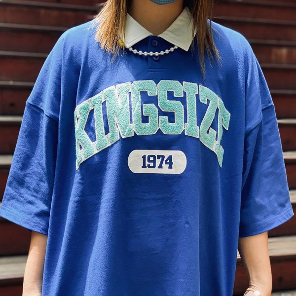 画像9: KINGSIZE(キングサイズ)“COLLEGE POLO SHIRT” (9)
