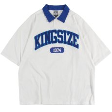 画像1: KINGSIZE（キングサイズ）“COLLEGE POLO SHIRT” (1)