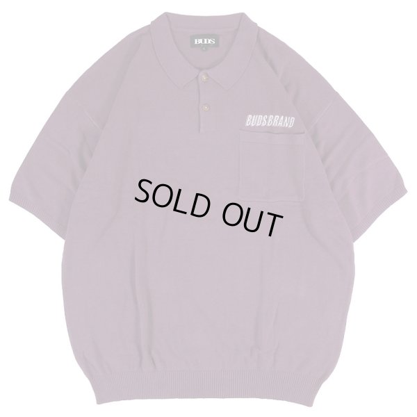 画像1: 【ラストLのみ】BUDS（バッズ）“KNIT BIG POLO SHIRT” (1)