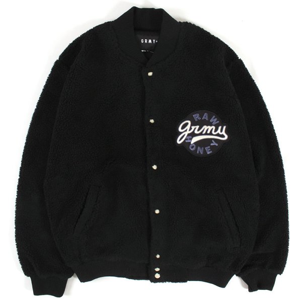 画像3: 【ラストLのみ】GRIMEY / GRMY (グライミー) “HIVE SHERPA BUTTON SWEATSHIRT” (3)