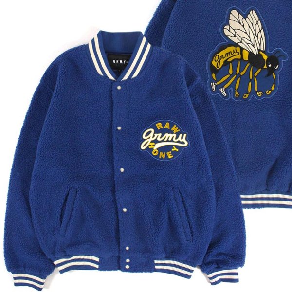 画像2: GRIMEY / GRMY (グライミー) “HIVE SHERPA BUTTON SWEATSHIRT” (2)