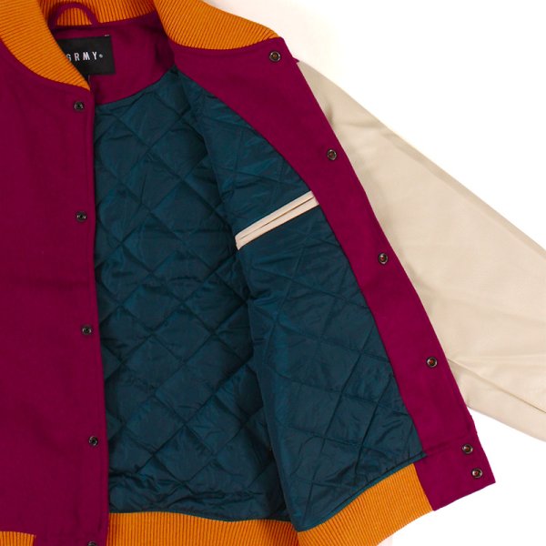 画像13: GRIMEY / GRMY (グライミー) “LUST MANTRA WOOL BASEBALL JACKET” (13)