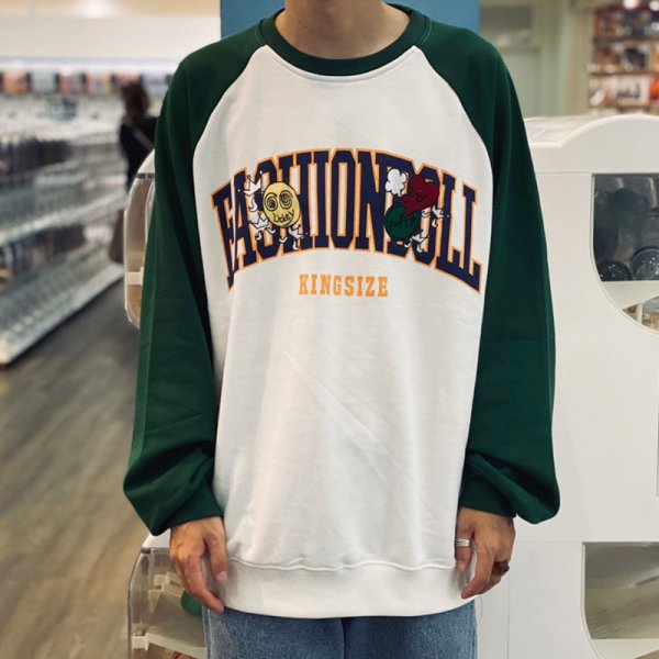 画像11: KINGSIZE(キングサイズ)“FASHIONDOLL RAGLAN CREW” (11)