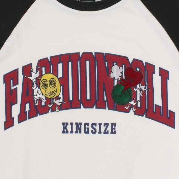画像4: KINGSIZE(キングサイズ)“FASHIONDOLL RAGLAN CREW” (4)