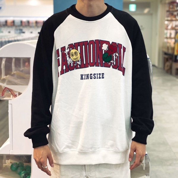 画像11: KINGSIZE(キングサイズ)“FASHIONDOLL RAGLAN CREW” (11)