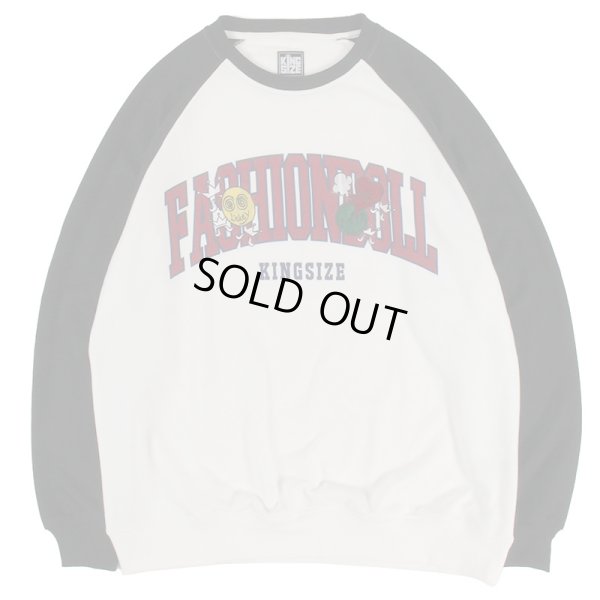 画像1: KINGSIZE（キングサイズ）“FASHIONDOLL RAGLAN CREW” (1)