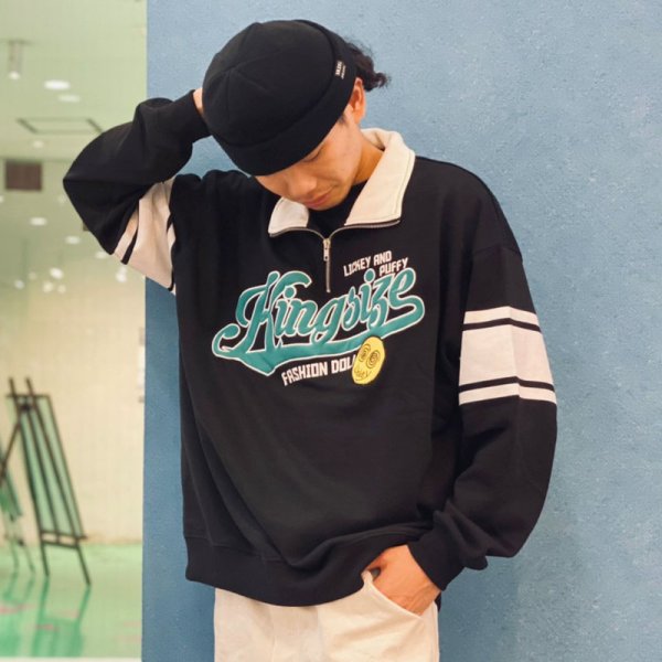 画像11: KINGSIZE（キングサイズ）“HALF ZIP SWEAT” (11)