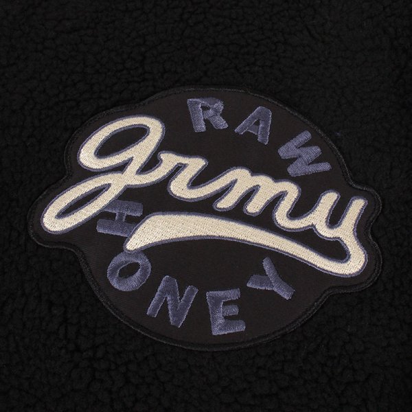 画像6: 【ラストLのみ】GRIMEY / GRMY (グライミー) “HIVE SHERPA BUTTON SWEATSHIRT” (6)
