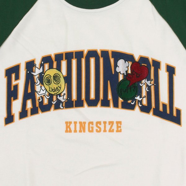画像4: KINGSIZE(キングサイズ)“FASHIONDOLL RAGLAN CREW” (4)