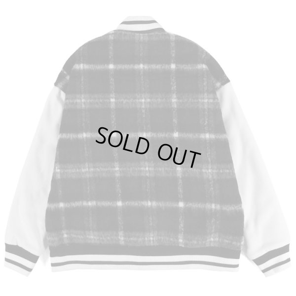 画像2: 【ラストLのみ】KINGSIZE（キングサイズ）“CHECK STADIUM JACKET” (2)