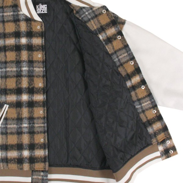 画像10: 【ラストXLのみ】KINGSIZE(キングサイズ)“CHECK STADIUM JACKET” (10)