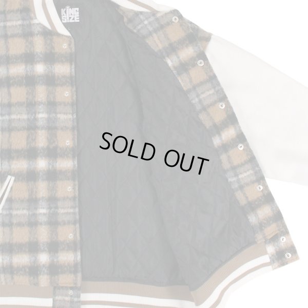 画像10: 【ラストXLのみ】KINGSIZE（キングサイズ）“CHECK STADIUM JACKET” (10)