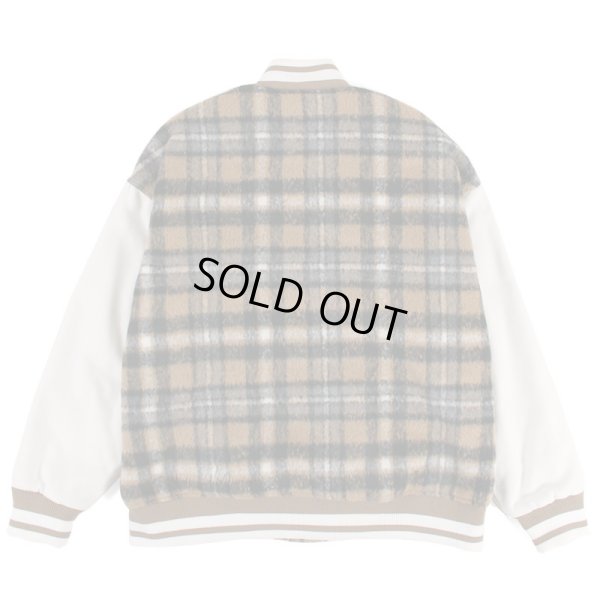画像2: 【ラストXLのみ】KINGSIZE（キングサイズ）“CHECK STADIUM JACKET” (2)