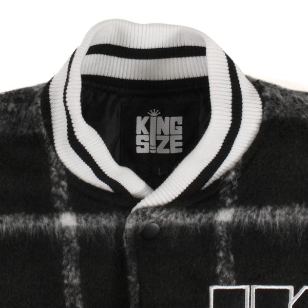 画像4: 【ラストLのみ】KINGSIZE(キングサイズ)“CHECK STADIUM JACKET” (4)