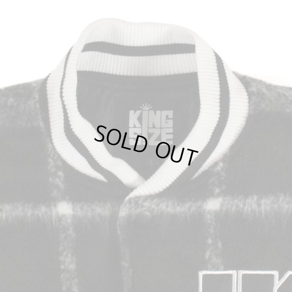 画像4: 【ラストLのみ】KINGSIZE（キングサイズ）“CHECK STADIUM JACKET” (4)