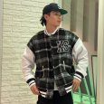 画像12: 【ラストLのみ】KINGSIZE（キングサイズ）“CHECK STADIUM JACKET” (12)