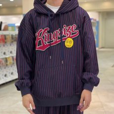 画像12: 【ラストLのみ】KINGSIZE（キングサイズ）“STRIPE HOODY” (12)