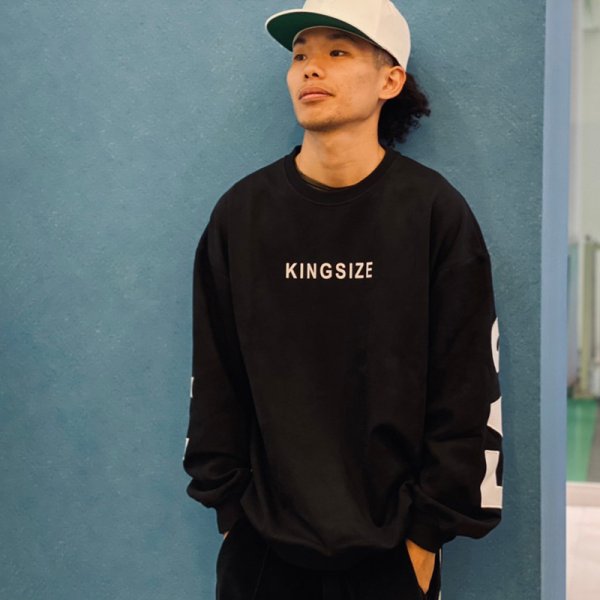 画像14: 【ラストLのみ】KINGSIZE(キングサイズ)“FASHION DOLL CREW SWEAT” (14)
