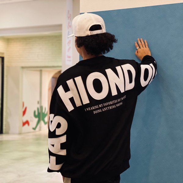 画像13: 【ラストLのみ】KINGSIZE(キングサイズ)“FASHION DOLL CREW SWEAT” (13)