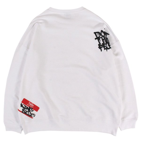 画像2: 【ラストMのみ】KINGSIZE(キングサイズ)“GRAFITTI  CREW SWEAT” (2)