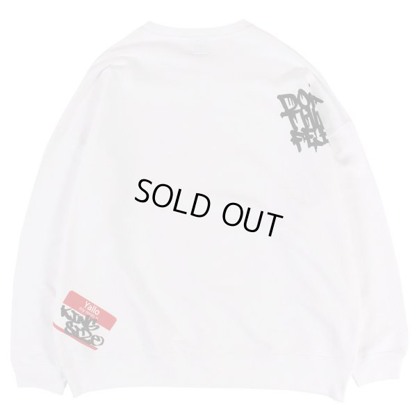 画像2: 【ラストMのみ】KINGSIZE（キングサイズ）“GRAFITTI  CREW SWEAT” (2)