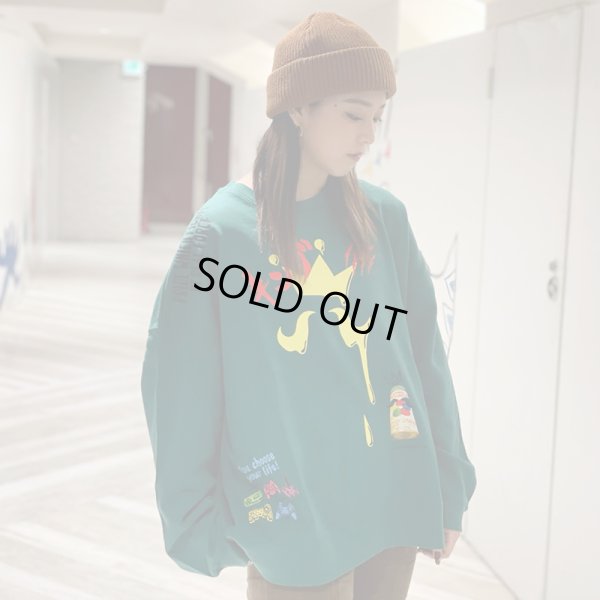 画像14: 【ラストMのみ】KINGSIZE(キングサイズ)“GRAFITTI  CREW SWEAT” (14)